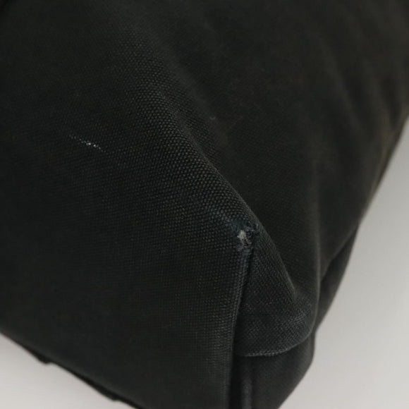 HERMES Toroca Horizontal PM Hand Bag Canvas Black Auth bs28113