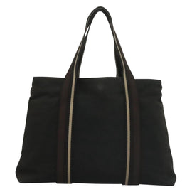 HERMES Toroca Horizontal PM Hand Bag Canvas Black Auth bs28113 - 0