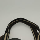 HERMES Toroca Horizontal PM Hand Bag Canvas Black Auth bs28113-8