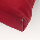 HERMES Toroca Horizontal PM Hand Bag Canvas Red Auth bs28114-16