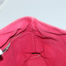 HERMES Toroca Horizontal PM Hand Bag Canvas Red Auth bs28114-17