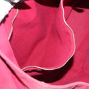 HERMES Toroca Horizontal PM Hand Bag Canvas Red Auth bs28114-12