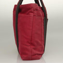 HERMES Toroca Horizontal PM Hand Bag Canvas Red Auth bs28114-4