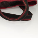 HERMES Toroca Horizontal PM Hand Bag Canvas Red Auth bs28114-7