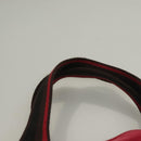 HERMES Toroca Horizontal PM Hand Bag Canvas Red Auth bs28114-8