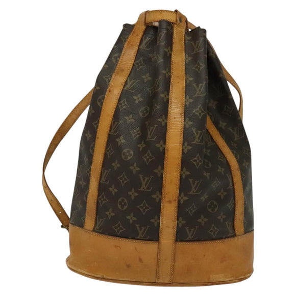 LOUIS VUITTON Monogram Randonnee GM Shoulder Bag M42244 LV Auth bs28115
