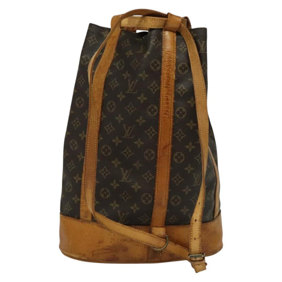 LOUIS VUITTON Monogram Randonnee GM Shoulder Bag M42244 LV Auth bs28115