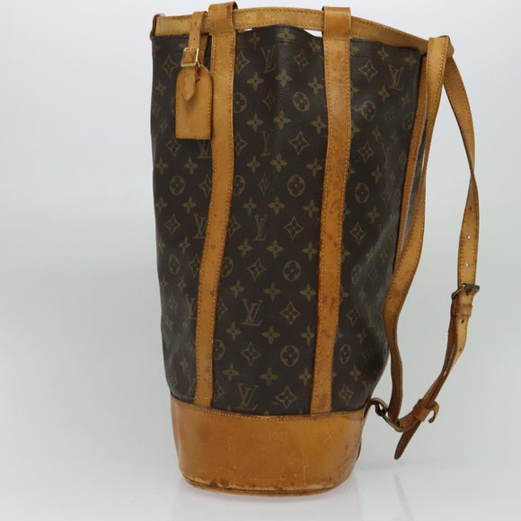 LOUIS VUITTON Monogram Randonnee GM Shoulder Bag M42244 LV Auth bs28115