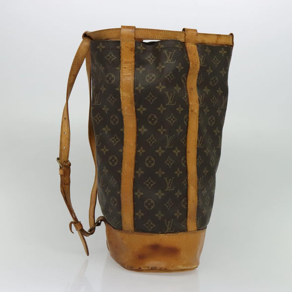 LOUIS VUITTON Monogram Randonnee GM Shoulder Bag M42244 LV Auth bs28115