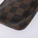LOUIS VUITTON Damier Ebene T&B Mini Pochette Accessoires N58011 LV Auth bs28124-16