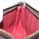 LOUIS VUITTON Damier Ebene T&B Mini Pochette Accessoires N58011 LV Auth bs28124-11