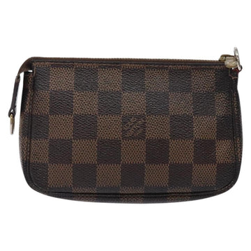 LOUIS VUITTON Damier Ebene T&B Mini Pochette Accessoires N58011 LV Auth bs28124 - 0