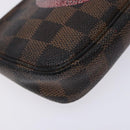 LOUIS VUITTON Damier Ebene T&B Mini Pochette Accessoires N58011 LV Auth bs28124-14