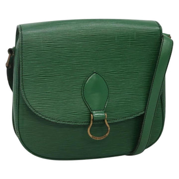 LOUIS VUITTON Epi Saint Cloud GM Shoulder Bag Green M52194 LV Auth bs28126