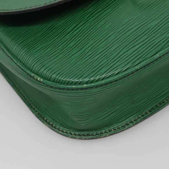 LOUIS VUITTON Epi Saint Cloud GM Shoulder Bag Green M52194 LV Auth bs28126