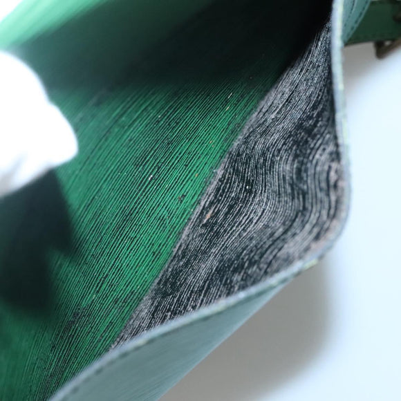 LOUIS VUITTON Epi Saint Cloud GM Shoulder Bag Green M52194 LV Auth bs28126