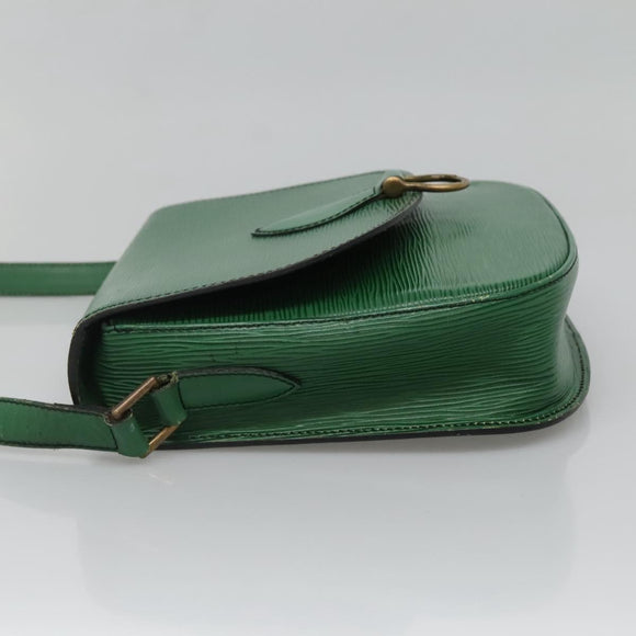 LOUIS VUITTON Epi Saint Cloud GM Shoulder Bag Green M52194 LV Auth bs28126