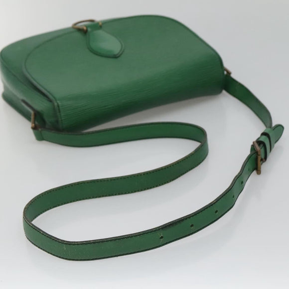 LOUIS VUITTON Epi Saint Cloud GM Shoulder Bag Green M52194 LV Auth bs28126