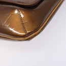LOUIS VUITTON Monogram Vernis Thompson Street Bag Bronze M91124 LV Auth bs28129-15