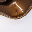 LOUIS VUITTON Monogram Vernis Thompson Street Bag Bronze M91124 LV Auth bs28129-16