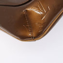 LOUIS VUITTON Monogram Vernis Thompson Street Bag Bronze M91124 LV Auth bs28129-18