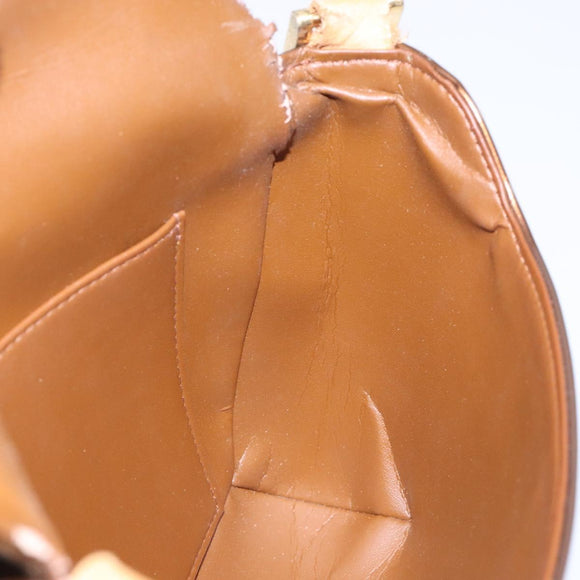 LOUIS VUITTON Monogram Vernis Thompson Street Bag Bronze M91124 LV Auth bs28129