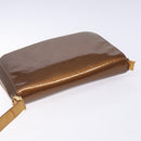 LOUIS VUITTON Monogram Vernis Thompson Street Bag Bronze M91124 LV Auth bs28129-6