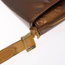 LOUIS VUITTON Monogram Vernis Thompson Street Bag Bronze M91124 LV Auth bs28129-8