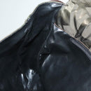 Salvatore Ferragamo Shoulder Bag Nylon Enamel Khaki Silver Auth bs28133-19