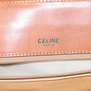 CELINE Macadam Canvas Hand Bag PVC Leather Brown Gold Auth bs28136-18