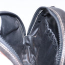 CELINE Shoulder Bag Leather Black Gold Auth bs28139-20