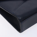 GIVENCHY Shoulder Bag Leather Navy Gold Auth bs28140-11