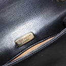 GIVENCHY Shoulder Bag Leather Black Gold Auth bs28141-16