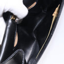 GIVENCHY Shoulder Bag Leather Black Gold Auth bs28141-17