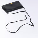 GIVENCHY Shoulder Bag Leather Black Gold Auth bs28141-7