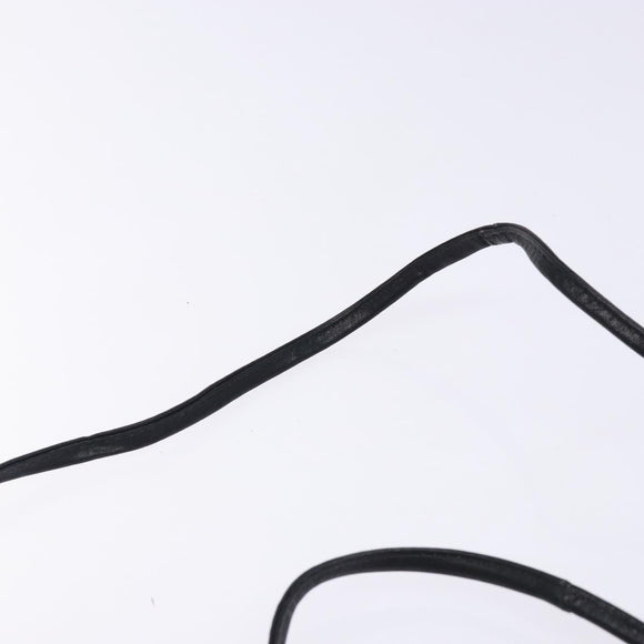 GIVENCHY Shoulder Bag Leather Black Gold Auth bs28141