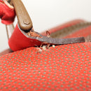 LOUIS VUITTON LV Cup Challenge line Shoulder Bag Red LV Auth bs28142-9