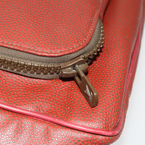 LOUIS VUITTON LV Cup Challenge line Shoulder Bag Red LV Auth bs28142