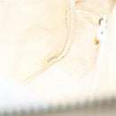 CHANEL Matelassé Chain Schoudertas Lamsleer Wit Goudkleurige CC Auth bs28144-26
