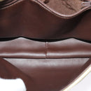 BALLY Shoulder Bag Leather Beige Gold Auth bs28149-11