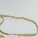 BALLY Shoulder Bag Leather Beige Gold Auth bs28149-8