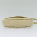 BALLY Shoulder Bag Leather Beige Gold Auth bs28149-5