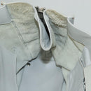 BALENCIAGA The Paper Hand Bag Leather 2way Gray Silver Auth bs28150-18