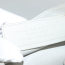 BALENCIAGA The Paper Hand Bag Leather 2way Gray Silver Auth bs28150-20