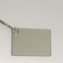 BALENCIAGA The Paper Hand Bag Leather 2way Gray Silver Auth bs28150-22