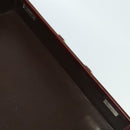 BALLY Trunk Leather Brown Gold Auth bs28152-12