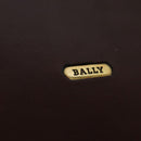 BALLY Trunk Leather Brown Gold Auth bs28152-18