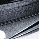 Gianni Versace Business Bag Leather Black Silver Auth bs28153-19