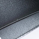 Gianni Versace Business Bag Leather Black Silver Auth bs28153-20