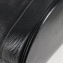 HERMES Shoulder Bag Leather Black Gold Auth bs28154V-11